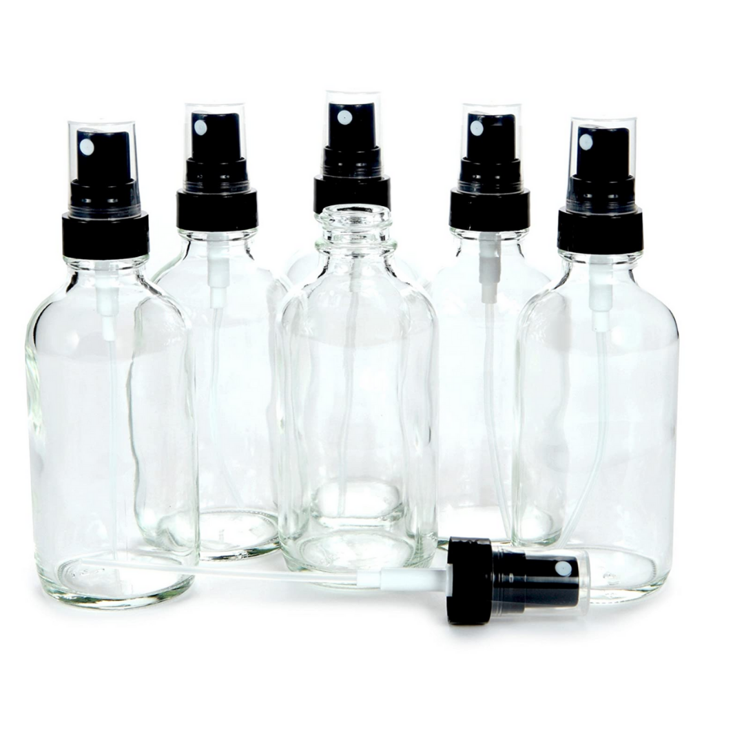 4oz Glass spray bottles